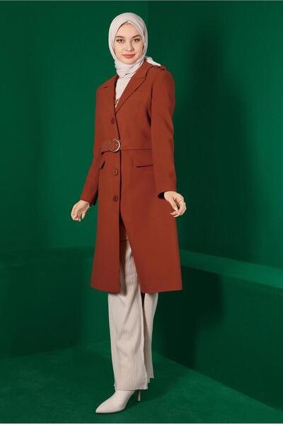 Alvina Пальто з поясом і ґудзиками 90303