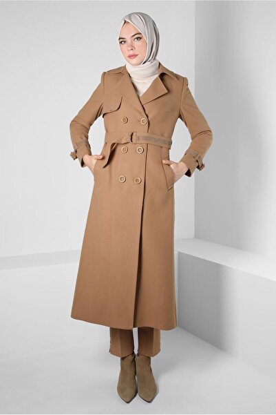 Alvina STONE BELTED MANTO 90408