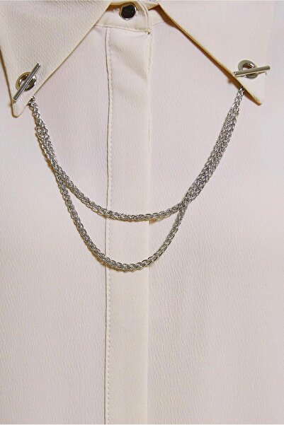 Alvina Chain Detailed Hijab Tunic 44656