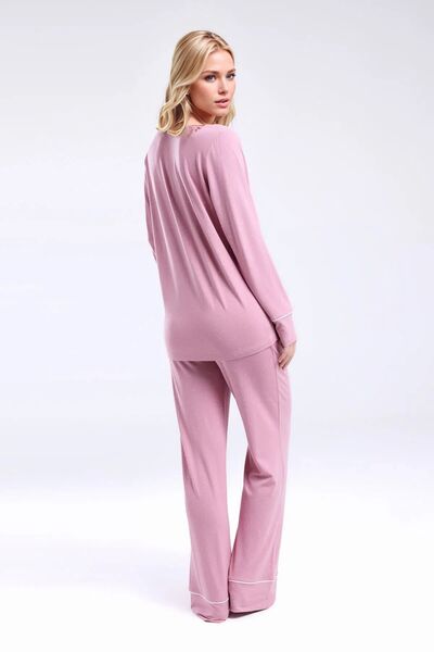 Pierre Cardin Women's Clothing Boxed Viscose 2-Piece Shirt Pajama Set Ol.Pc.8986.001