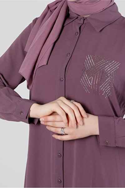 Alvina ΠΕΤΡΙΝΟ ΜΑΚΡΥ ΤΟΥΝΙΚ ΜΕ ΚΝΕΚΤΟ 43522