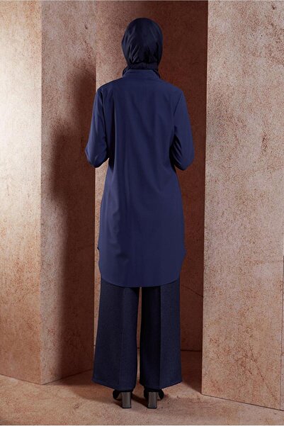 Alvina GÖMLEK YAKA TESETTÜR TUNİK 45079