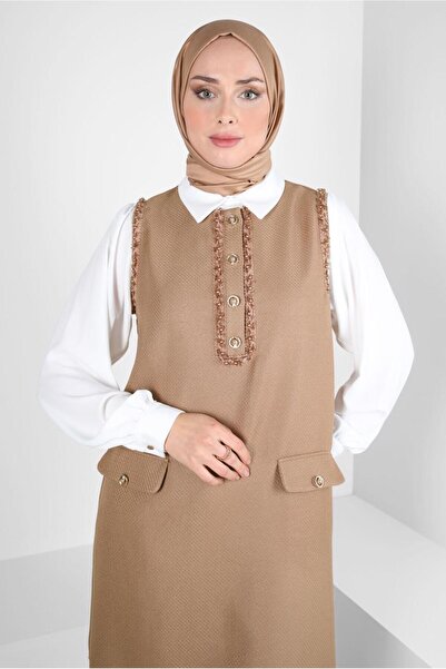 Alvina SHIRT COLLAR VEST TUNIC 44216