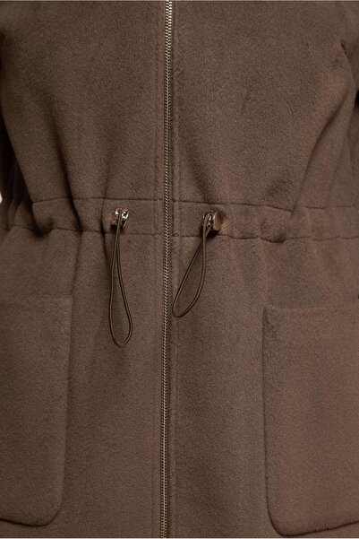 Alvina Hooded 90542 Model Coat