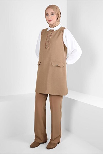 Alvina SHIRT COLLAR VEST TUNIC 44216