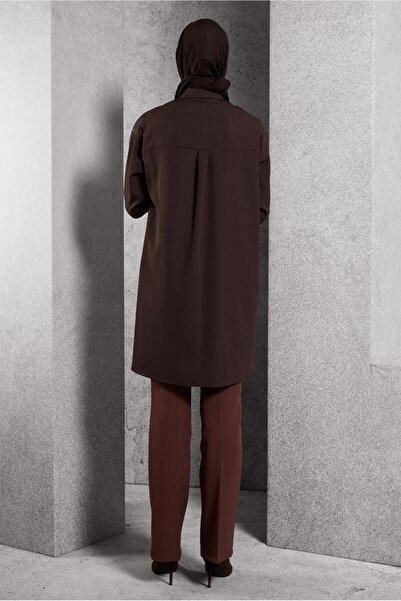 Alvina Shirt Collar Saw Tunic 45154