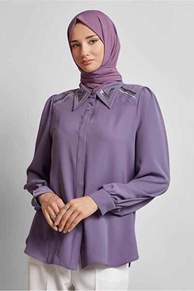 Alvina BONCUK DETAYLI BLUZ 45684
