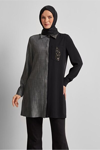 Alvina Shirt Collar Tunic 45558