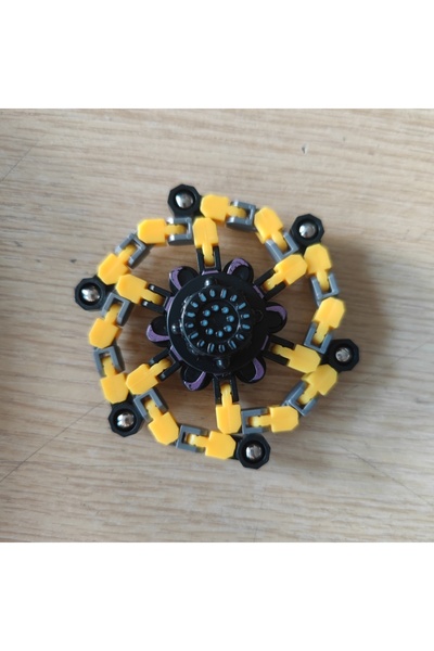 Choice ألعاب سلسلة فيدجيت سبينر المشوهة للأطفال باللون الأصفر، ألعاب دوارة يد...