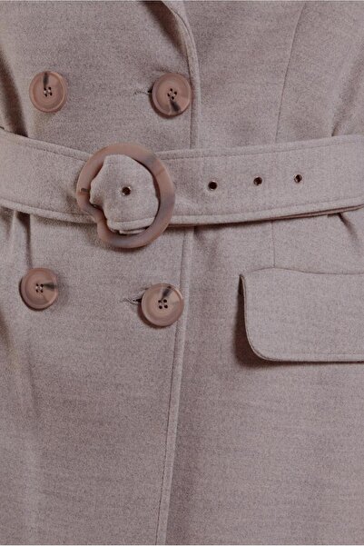 Alvina 90504 Μοντέλο Παλτό με Ζώνη