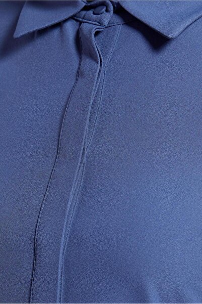 Alvina 45079 Μοντέλο πουκάμισο γιακά χιτζάμπ τουνίκ