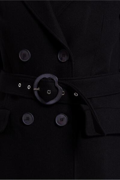 Alvina 90504 Μοντέλο Παλτό με Ζώνη