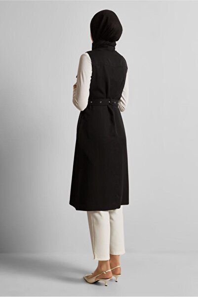 Alvina Belted Lyocell Vest 45645