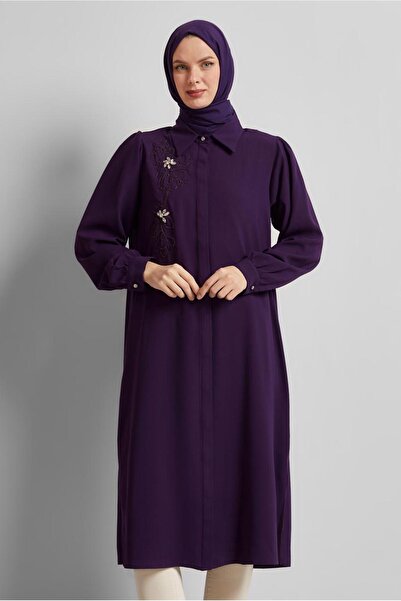 Alvina Shirt Collar Tunic Tunic 45372