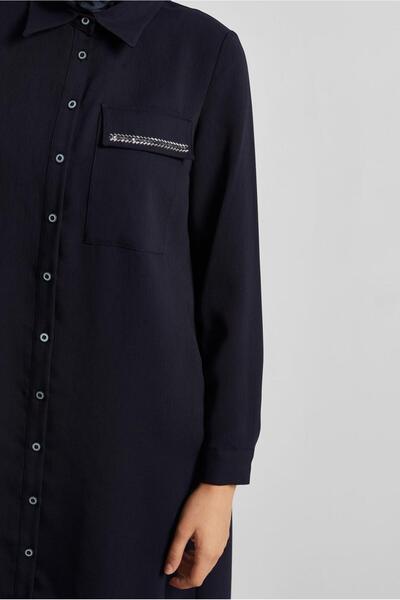 Alvina Shirt Collar Tunic 45611