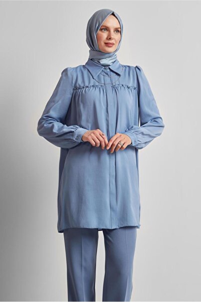 Alvina Shirt Collar Tunic 45415