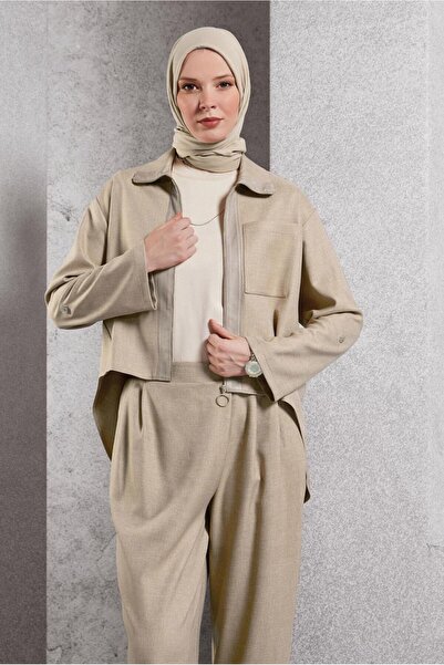 Alvina KISA KOLLU TRİKO KAZAK 45019