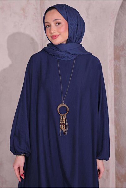 TRENDTESETTÜR Women's Navy Blue Sleeve Salsal Trousers Suit t 5674