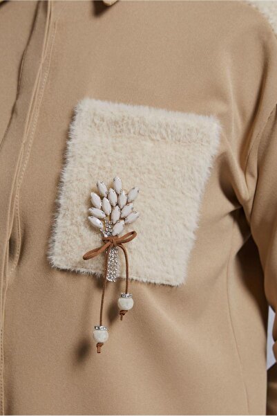 Alvina Teseture Tunic with Brosch Detail 45148