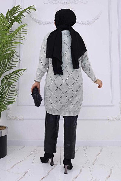 TRENDTESETTÜR ΓΥΝΑΙΚΕΙΑ ΖΑΚΑΡΑΝΤΑ ΜΕ ΓΚΡΙ ΣΧΕΔΙΟ ΜΠΑΚΛΑΒΑ T 904