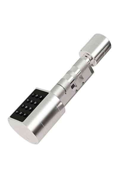 OEM Yala smart adjustable cylinder, door thickness 35-90mm, card, code, , TTLock application, Silver