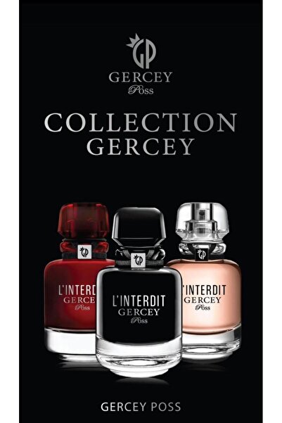 Gercey Poss بديل عطورانترديت الأحمر+انترديت الاسود+انترديت الشفاف من Gercey poss