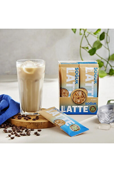 Kahve Dünyası Özel Seri Soğuk Caffe Latte (10'lu) – Vanilya Aromalı (10'lu Paket)