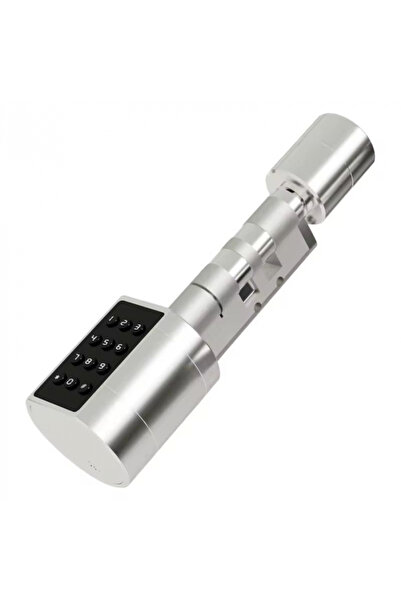OEM Yala smart adjustable cylinder, door thickness 35-90mm, card, code, , TTLock application, Silver