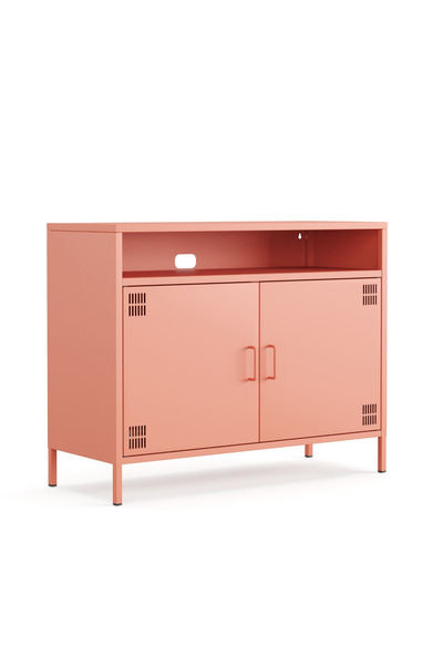 Furni24 Pera Tv Ünitesi, Tv Dolabı,2 Kapaklı, Açık Raflı 100,50 x 40 x 79,50 cm