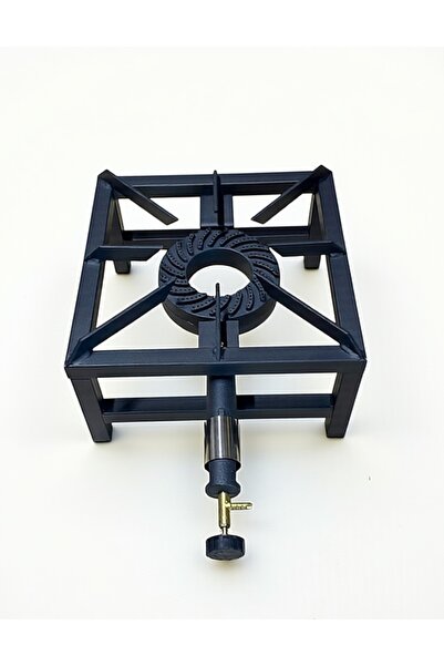 Orgaz Volkan sanayi tipi büyük boy profil tüplü ocak kare canavar aşçı yer ocağı 35x35