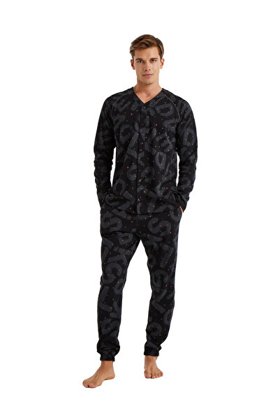 Blackspade Ανδρικό Σετ Πιτζάμες 40600 - Με σχέδιο