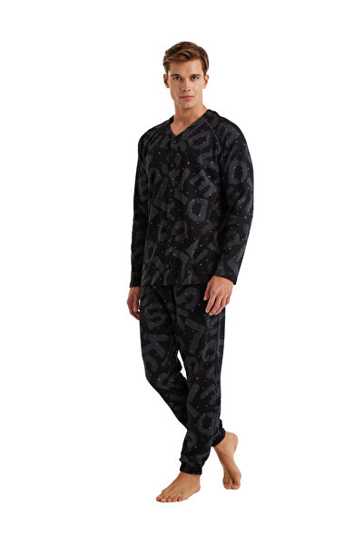 Blackspade Ανδρικό Σετ Πιτζάμες 40600 - Με σχέδιο