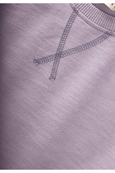 Cigit Βασικό Σετ Φούτερ 3-8 ετών Μωβ