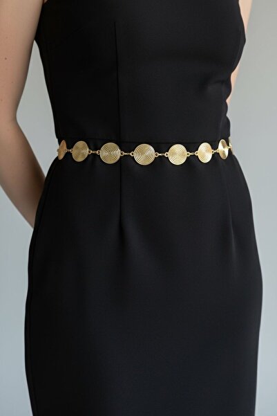 Gesa Curea de damă originală cu lanț de aur fără pată