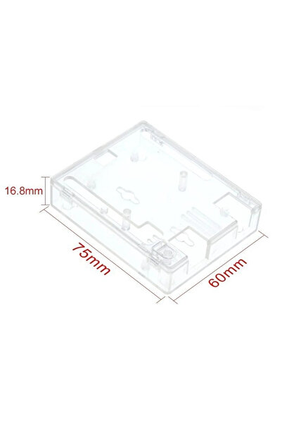Genel Markalar Arduino Uno R3 Plastik Koruma Kutusu Vidalı Pleksi Kutu