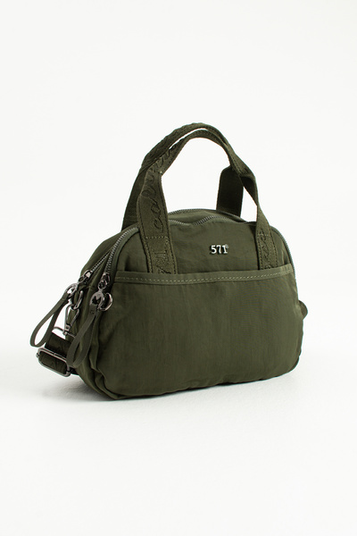 571 Collections Çanta Soft Textured Ultra-Lightweight, Waterproof Polyamide Fabric Shoulder and Arm Bag Khaki Model: (571-13-14H)