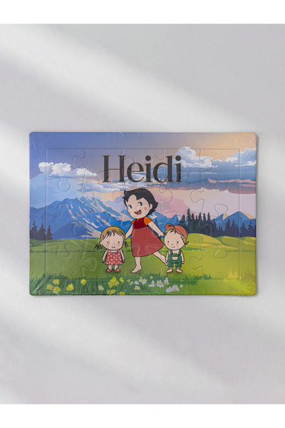 Maya And Luca Puzzle Heidi karakterli Çocuklar için eğitici ve öğretici puzzl...