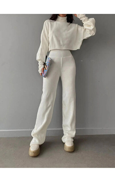 candybia Garatlan nyakú, ujjzáras alsó felső kötöttáru