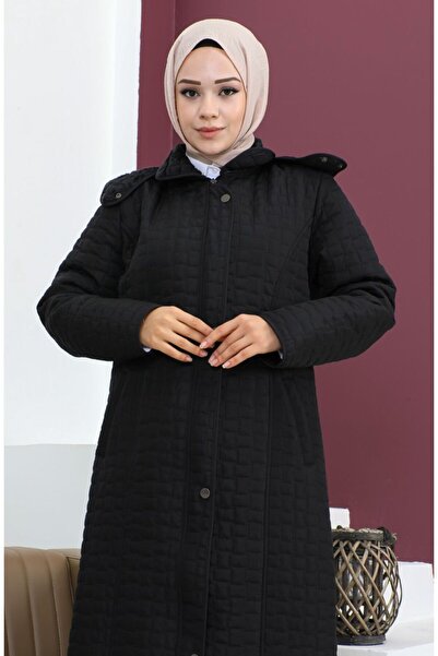 GÖZDE GİYİM BÜYÜK BEDEN KAPİTONE MANTO