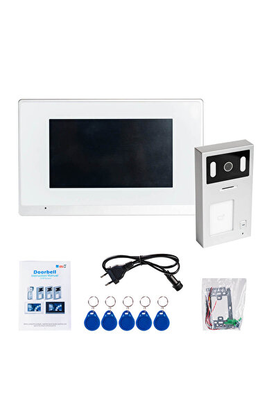 OEM Smart Video Intercom with 7-inch Monitor, LAN Connection, and Tuya App Control