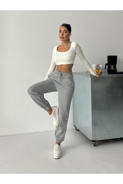 mydukkan.co Сірий меланж резиновий джоггер