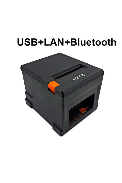 Choice3 US Plug 8360USBLANBT HZTZ 80mm Thermal Receipt Printer HZ-8360 Automatic Cutter Restaurant Kitchen P