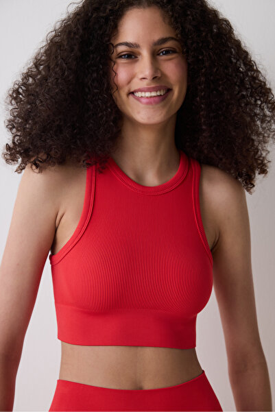 Penti أعلى سلس سلس الأحمر