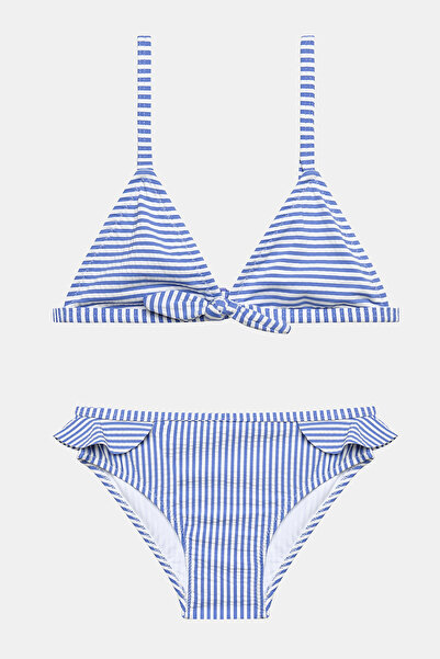 Penti Kız Çocuk Marine Triangle Üçgen Çok Renkli Bikini Takımı