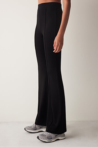 Penti Nervour Flare İspanyol Paça Siyah Tayt