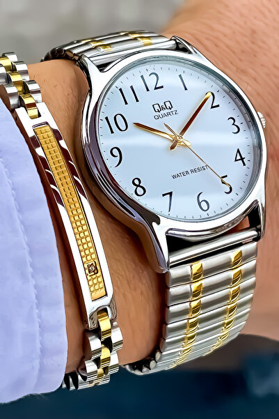 Q&Q Marka Spor Şık Yeni Sezon Erkek Kol Saati Bileklik