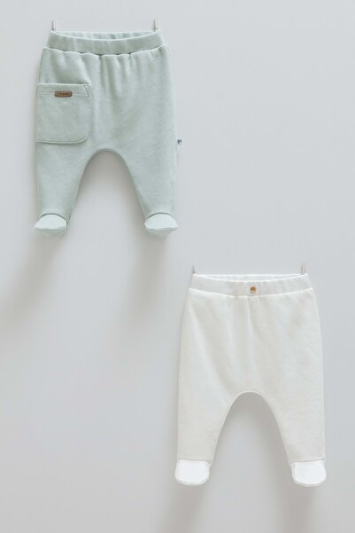 Caramell Hello Forest Double Pants with Patickles Green