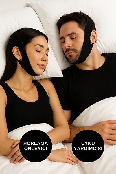 KAYOUBI Kadın Erkek Yüz Çene Şekillendirici Destekli Gıdı Giderici Uyku Horlama Bandı Aparatı Yüz Maskesi