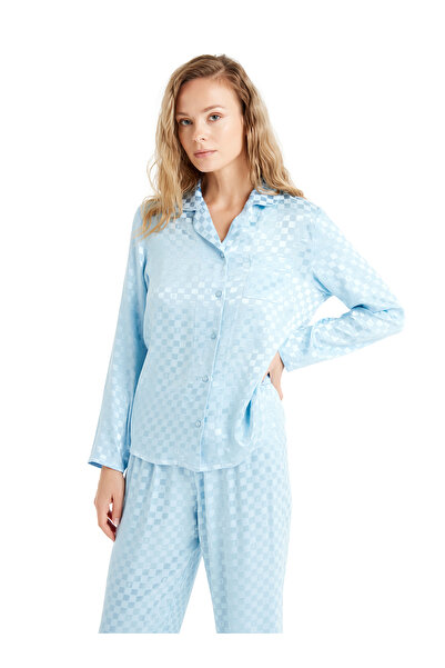 Blackspade Синій жіночий піжамний комплект - 60484