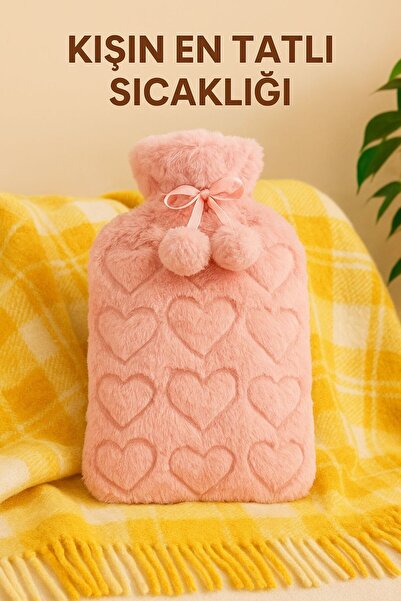 Layrol Peluş Kılıflı Çıkarılabilir Sıcak Su Torbası 2lt